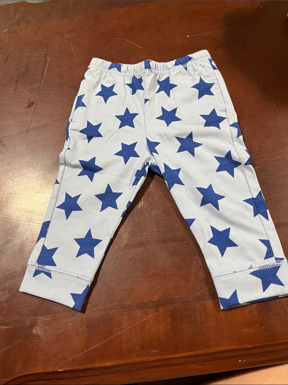 wonder nation Light Blue Joggers with Navy Star Print